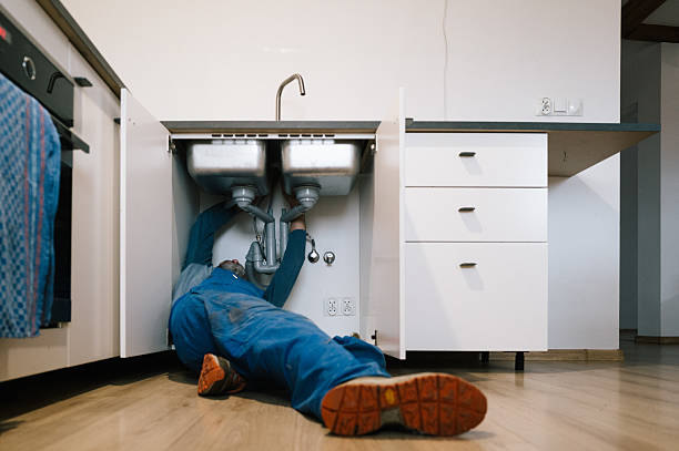 Professional Drain Cleaning technician working in Riverview, MI